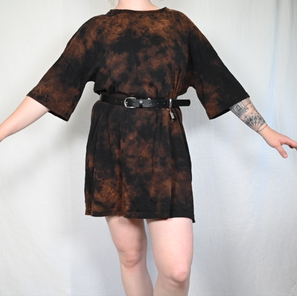 Nasty Gal Dresses & Skirts - 2/$20 NastyGal Bleach Dye Tshirt Dress